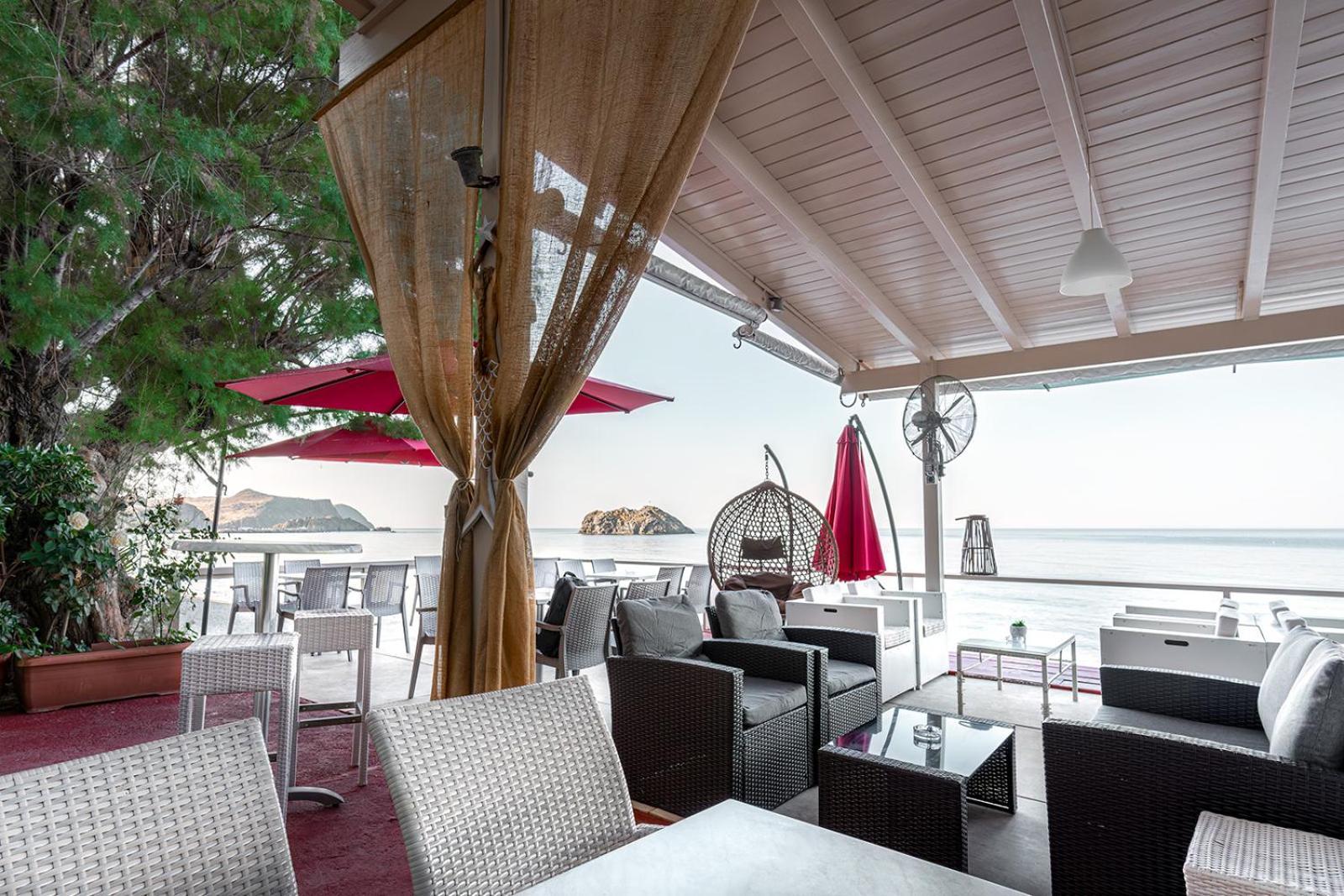 Sappho Hotel Skála Eresoú Exterior foto
